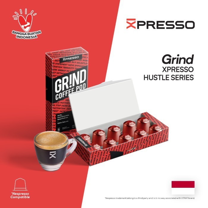

Ready Xpresso Kopi Kapsul - Capsule Nespresso Compatible - Grind Coffee