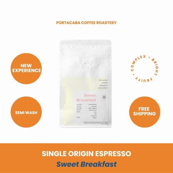

Ready Espresso Coffee Sweet Breakfast Full Arabika 1000 gr - Portacaba