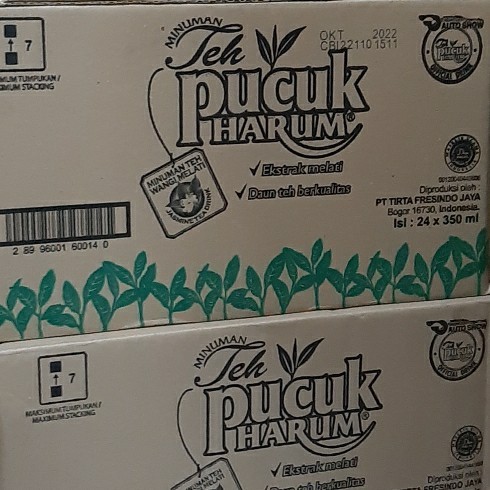 

Ready teh pucuk harum 350ml 1 dus isi 24 pcs