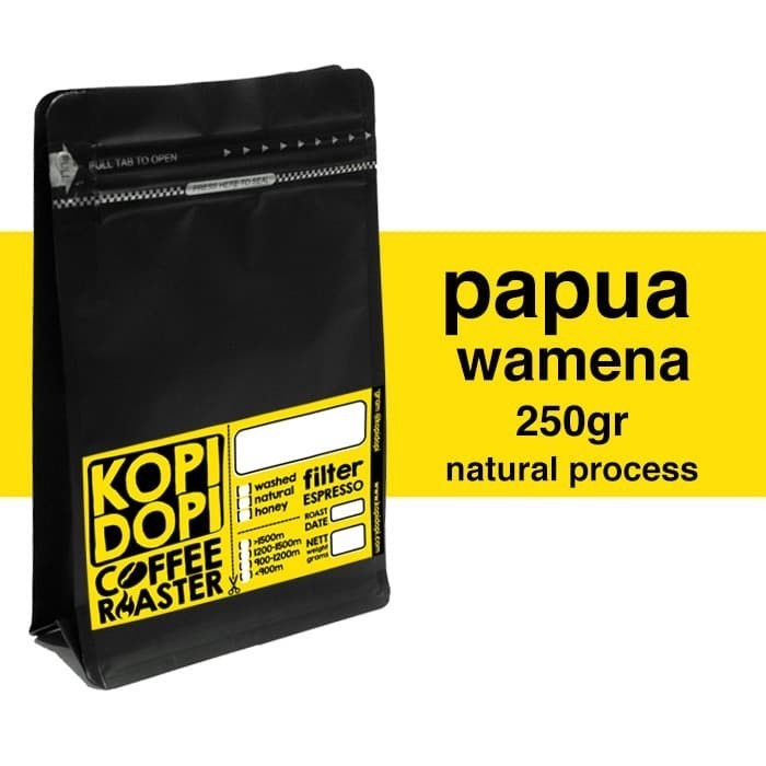

Ready Kopi Arabika Papua Wamena 250 gram