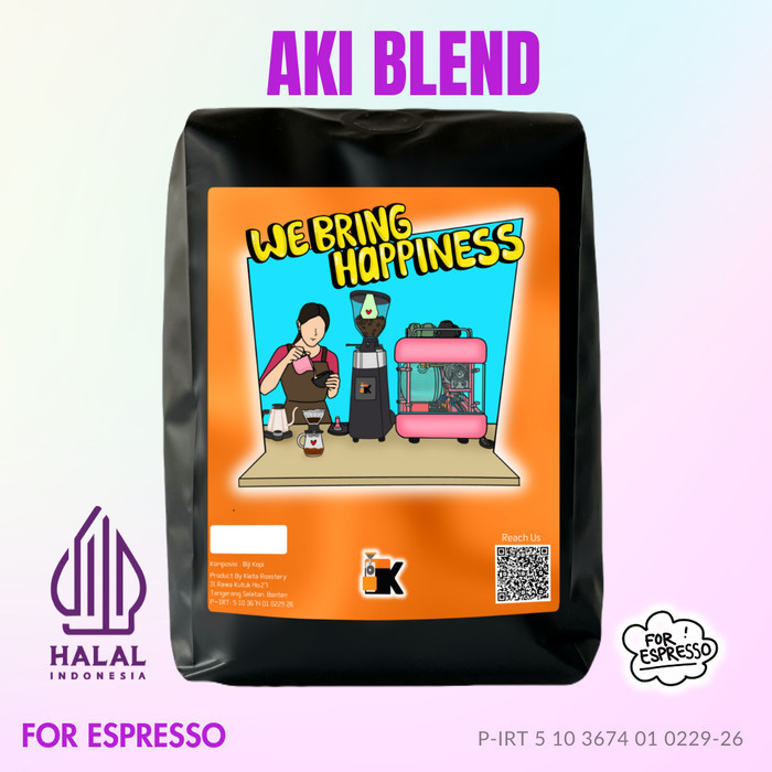 

Espresso Blend / Kopi Aceh Gayo Blend / Aki Blend 250Gr