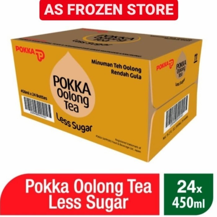 

Ready Pokka Oolong Tea 450ml Less Sugar / Botol Pet 450ml 1 Dus 24 Pcs