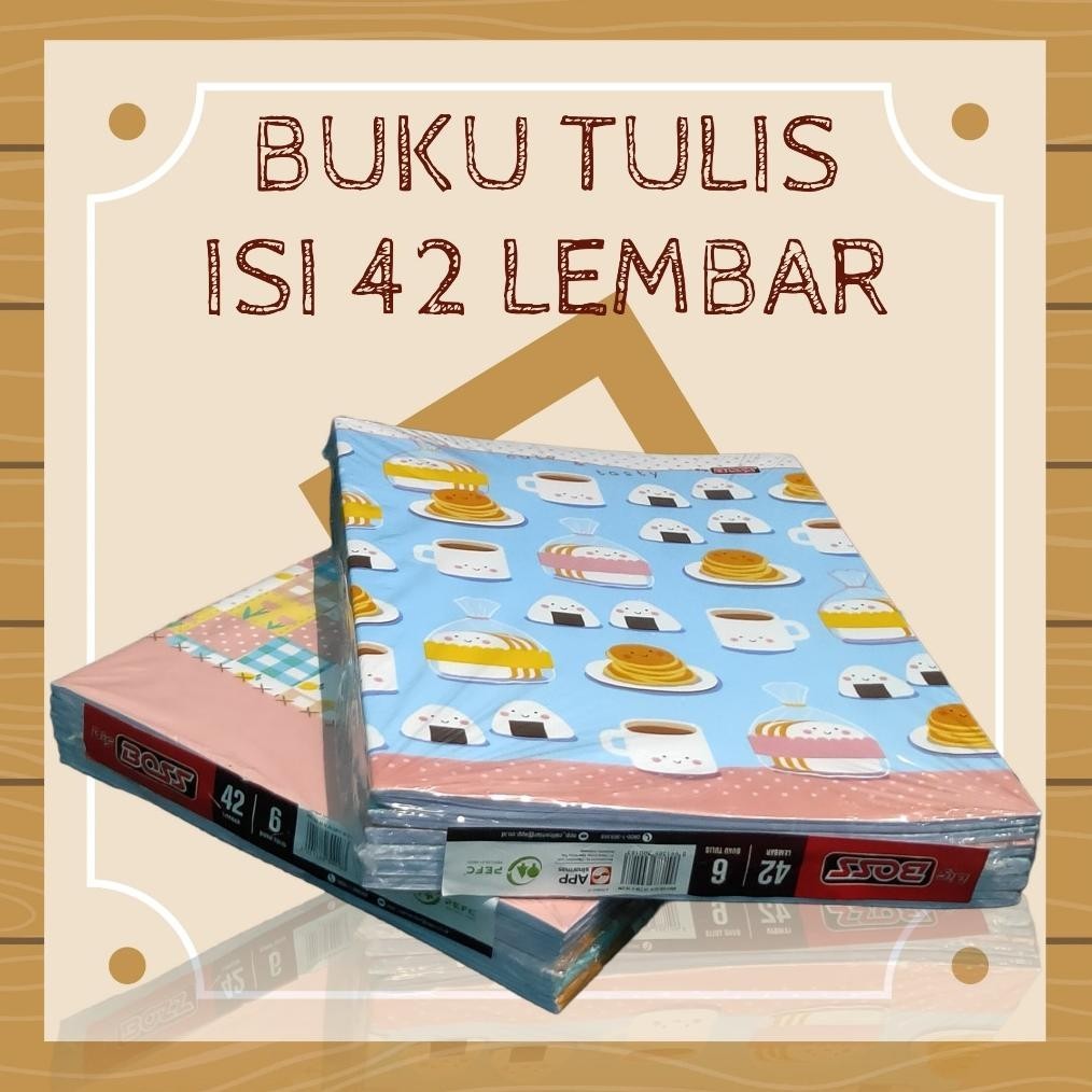 

BUKU TULIS BIG BOSS 42 LEMBAR 1 PACK ISI 6 BUKU ORIGINAL PRODUK