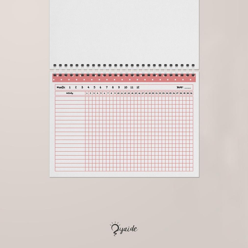 

HABIT TRACKER CATATAN AGENDA RUTINITAS A4 A5 B5 COD