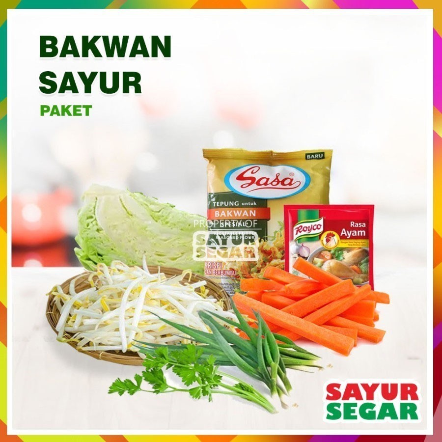 

Paket Bakwan Sayur 1 Pack Siap Masak