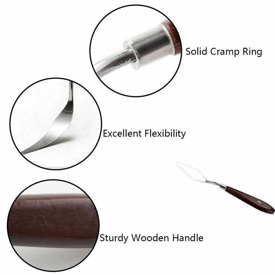 

et-98 Art Brush Set Kuas Lukis BRS-12 SET Kuas Alat Lukis Set Lengkap Mixing Knife Murah Berkualitas Premium