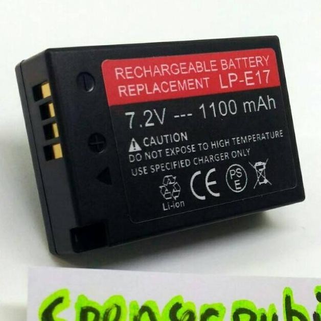 [BARU] Baterai Canon EOS RP 750D 760D 800D 77D 8000D EOS M3 M5 M6 EOS KISS X8i Rebel T6i LP-E17 OEM 