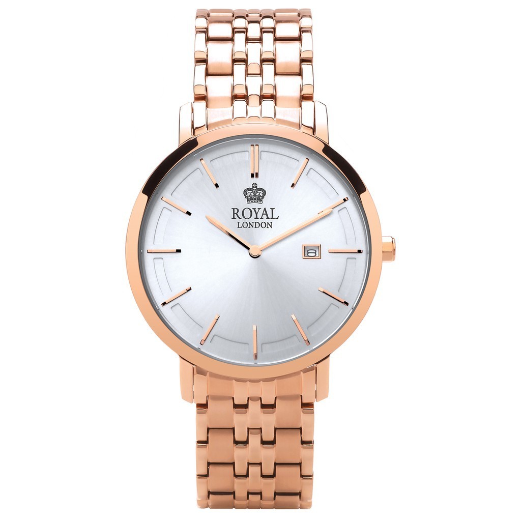 Royal London Men's Watches RL 41366-04  Rose Gold Stainless Steel Strap