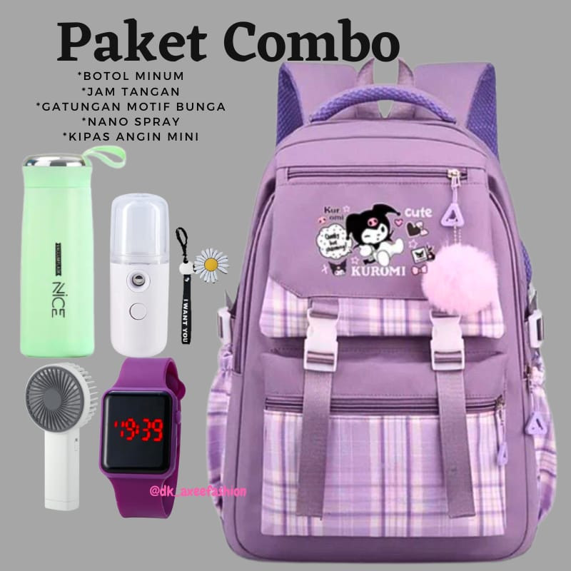 Backpack School Kekinian Tad Gendong Wnita Remaja Tas Ransel Wanita Dewasa Bagpack Wnta Branded Rens