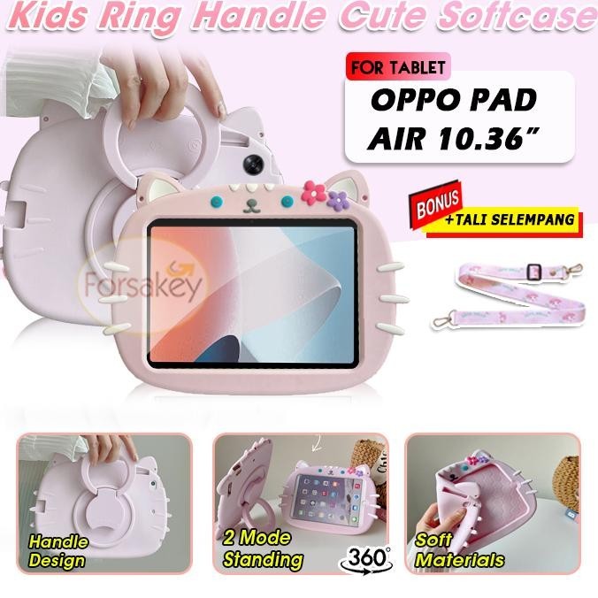 [TERBARU] Oppo Pad Air 10.36 10,36 Inch Tab Tablet 2023 Rotate Putar Handle Softcase Case Casing Cov