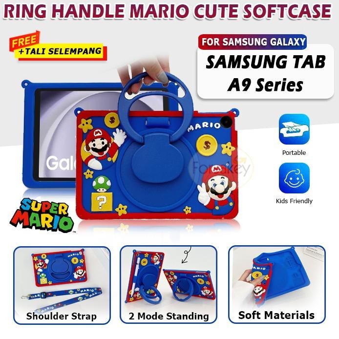 [TERBARU] Samsung Galaxy Tab A9 8.7 8,7 / A9+ Plus 11 11" Inch 2023 Wifi 5G LTE  Rotate Putar Handle