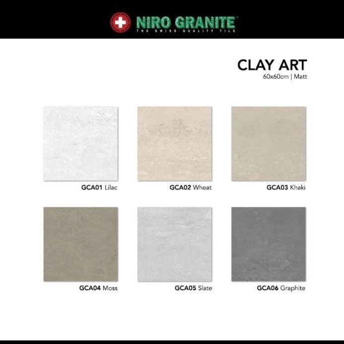 Niro Granite Clay Art Lilac (Gca01) Matt Uk.60X120