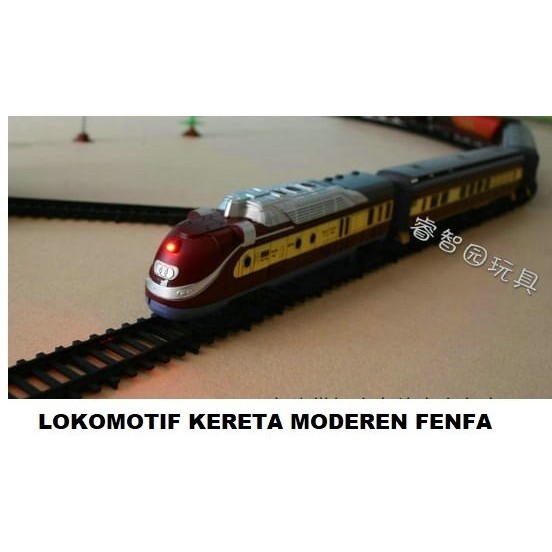 Cabre Miniatur Mainan Kereta Api Lokomotif Fenfa Modern