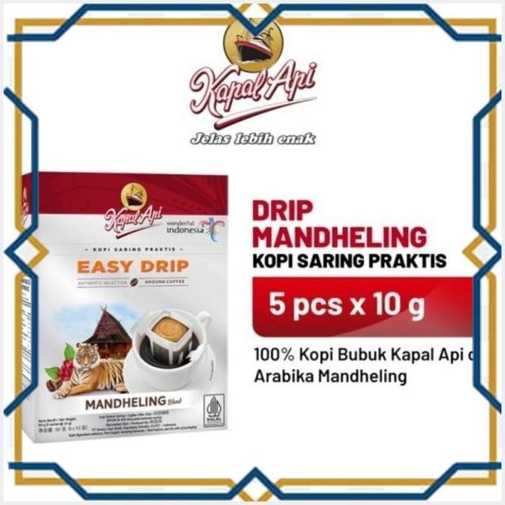 

[GDS] KAPALAPIMANDHELINGBLENDEASYDRIP50GR | KOPI | COFFEE