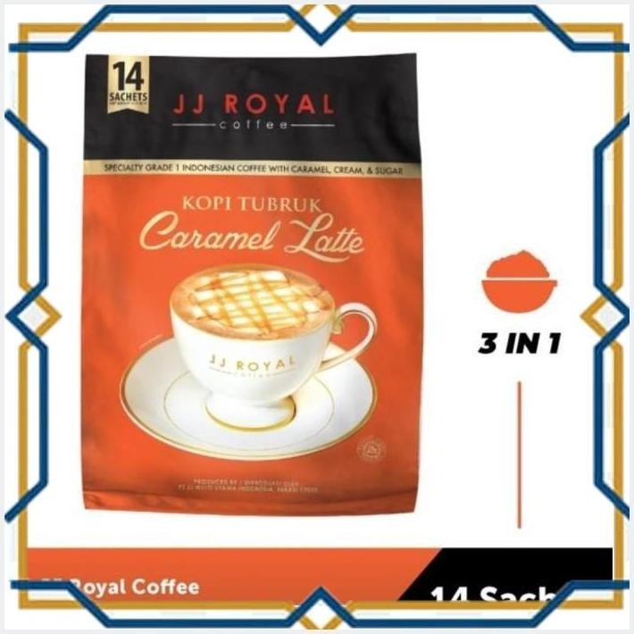 

[GDS] KOPI JJ ROYAL KOPI TUBRUK CARAMEL LATTE BAGS 14 SACHETS | COFFEE