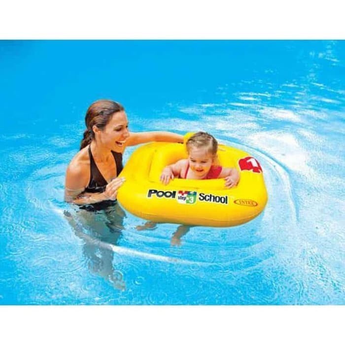 Intex Deluxe Baby Float Pool School. Ban Pelampung Renang Batita Duduk