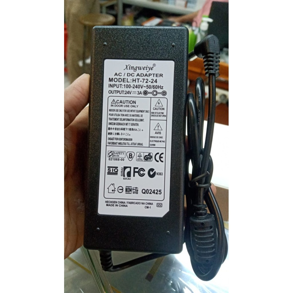 ADAPTOR 24V 3A, ADAPTOR 24V