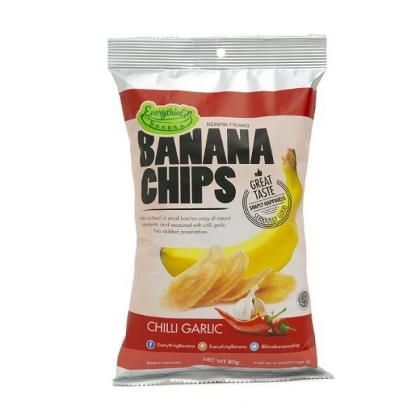 

EVERYTHING BANANA CHIPS CHILI GARLIC 80 GR