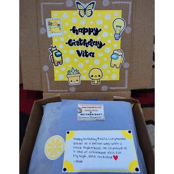 

SNACK BOX BY NESYARACRAFT / GIFT / SNACK / HADIAH / KADO / HAMPERS / BIRTHDAY COD