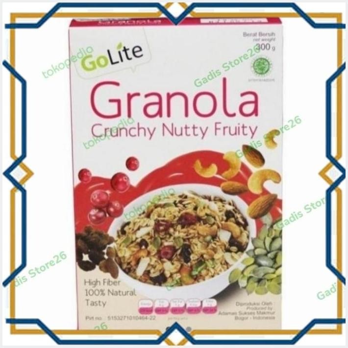 

[GDS] GO LITE GRANOLA CRUNCHY NUTTY FRUITY 300 GR