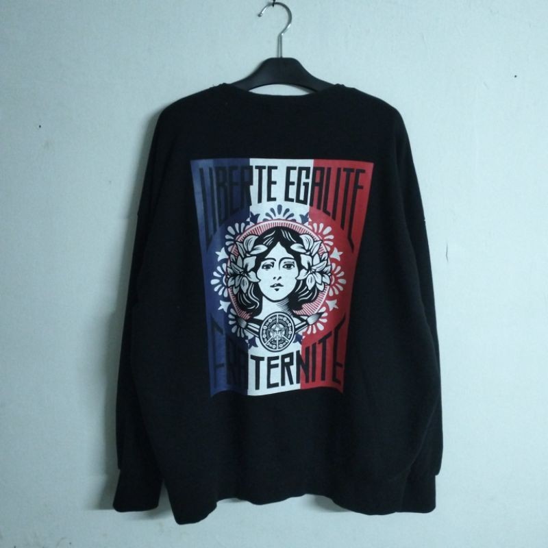 CREWNECK DEA LIBERTE EGALITE FRATERNITE