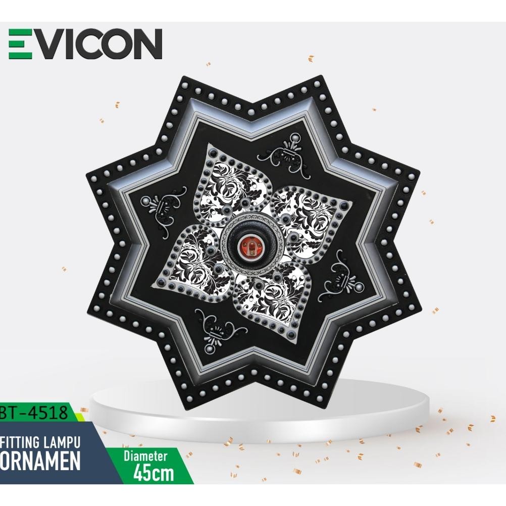 PIU VICON FITTING LAMPU ORNAMEN 45CM / FITTING LAMPU ORNAMEN UKURAN 45 CM / FITTING BESAR / PITING L