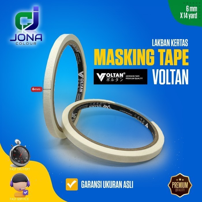 

Masking Tape / Kertas Lem 6mm x 14 Yard / Masking Tape Air brush K01