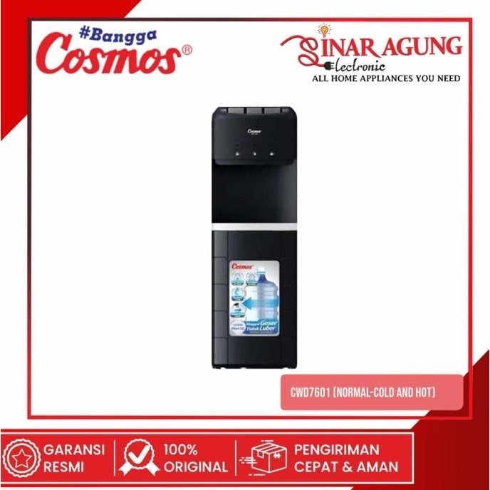 COSMOS DISPENSER GALON BAWAH CWD-7601 (NORMAL,COLD AND HOT) 100% ORI