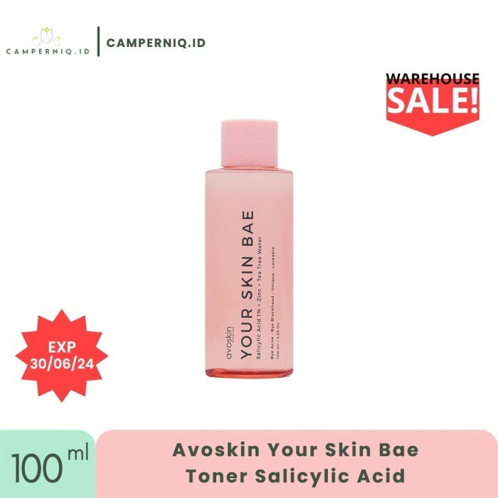 Avoskin Ysb Toner Salicylic Acid 1% + Zinc + Tea Tree Water