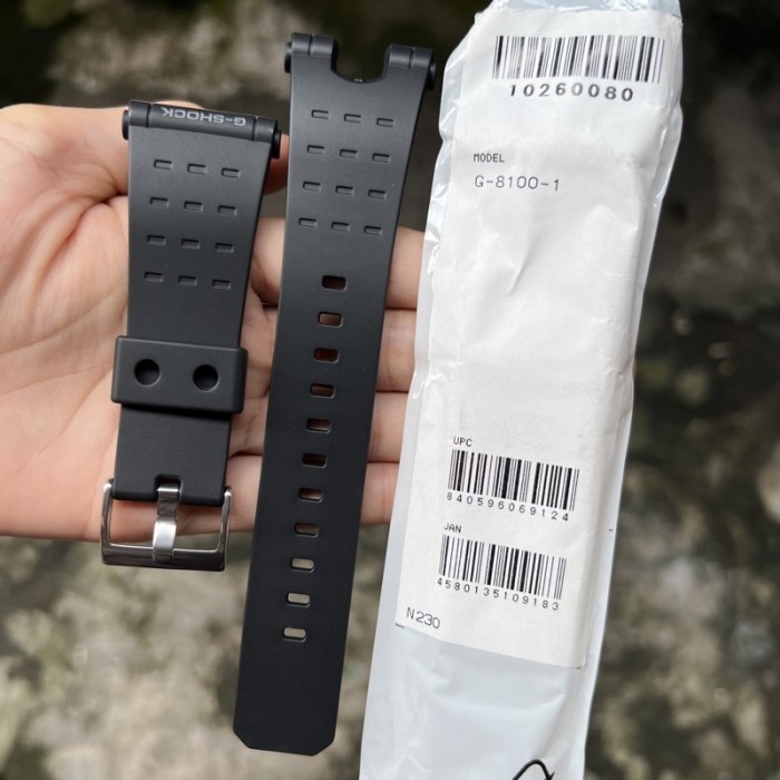 Paling Murah Strap Tali Jam Tangan Casio G-Shock Original G-8100 1A Band G 8100