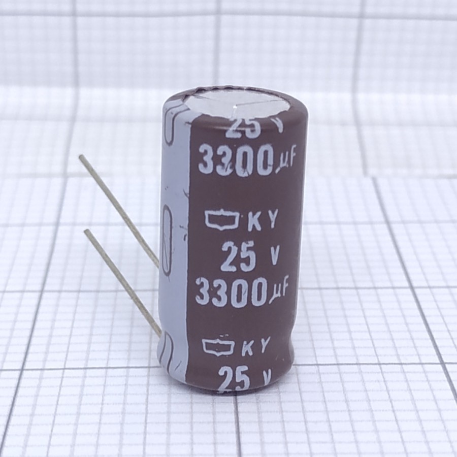 Elco 3300uf 25v / Kapasitor Elco 3300uf 25v / Elco 3300-25V