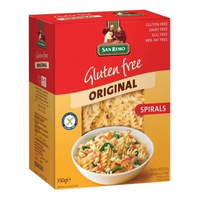 

SAN REMO Original Pasta Spirals 250 Makaroni Spiral Ulir Gluten Free MRS03