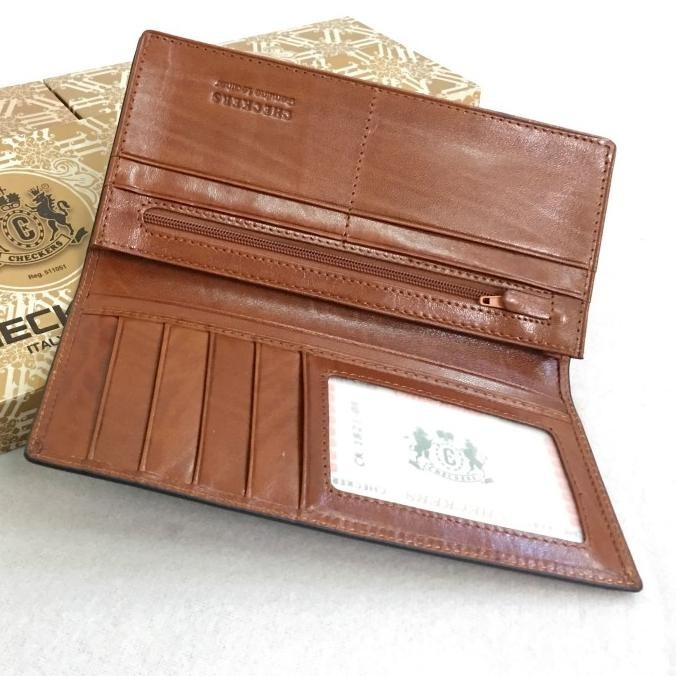 Dompet Kulit Checkers 05N - asli