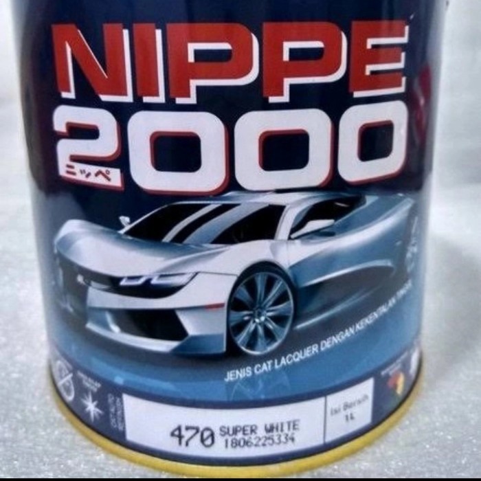 

CAT DUCO/CAT MINYAK NIPPE 2000 (Warna Putih Dan Hitam)super black K01