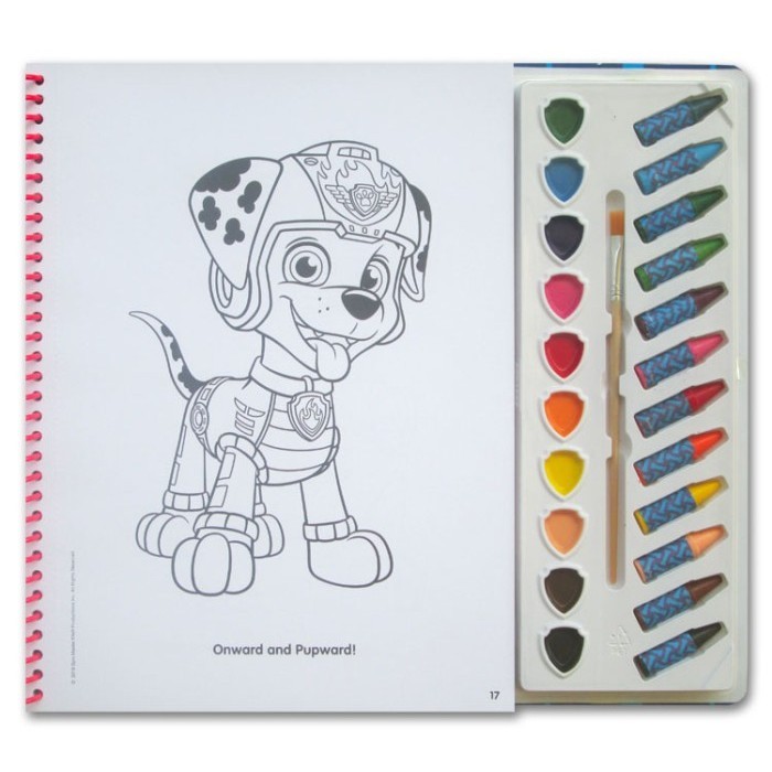 

Paw Patrol Deluxe Poster Paint & Color Book K01