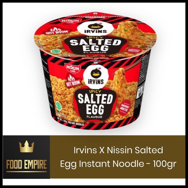 

Irvins X Nissin Spicy Salted Egg Instant Noodle Bowl | 100 Gram