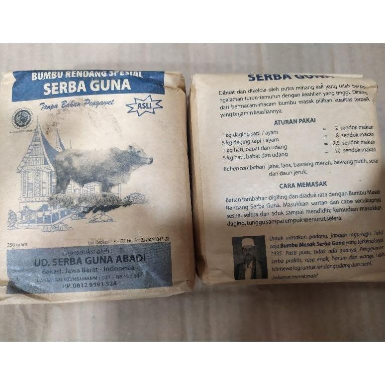 

hg-24 Bumbu Rendang spesial serba guna 250gram isi 4 bungkus 1kg/Bumbu instan Terlaris
