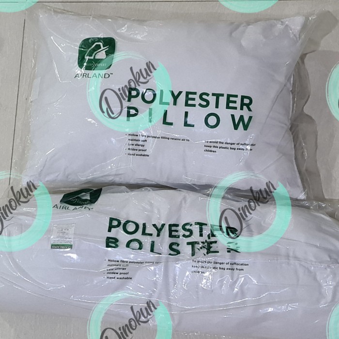 Ready READY - Airland Polyester Pillow dan Airland Polyester Bolster SET