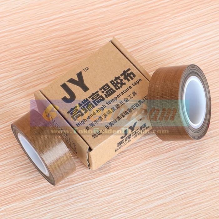

Teflon Tape 50Mm X 10M Ptfe Fiberglass Adhesive Sealer Isolasi Panas
