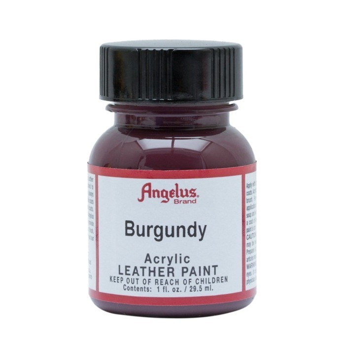 

Ready Angelus Burgundy Leather Paint Cat Bahan Kulit 1 Oz 29ML USA