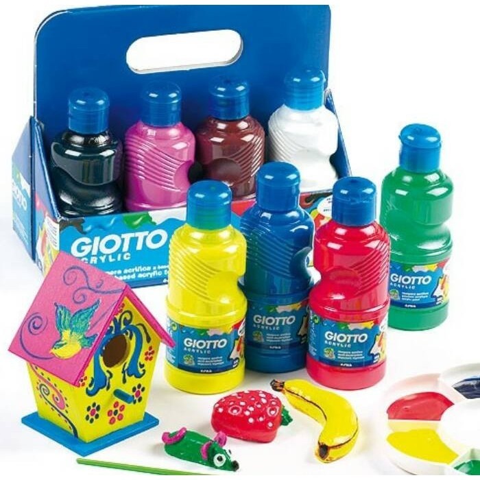 

Ready GIOTTO Acrylic Paint / Cat Acrylic set of 8 colors