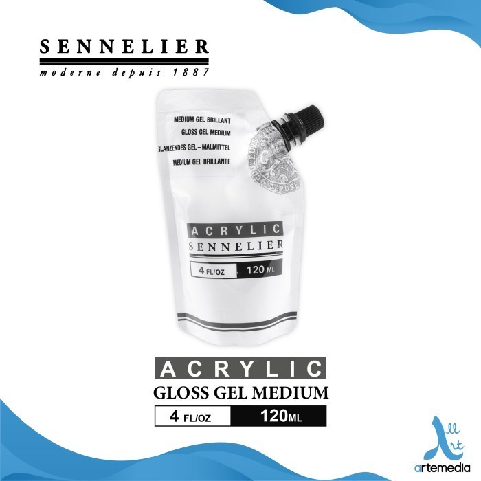 

Ready Cat Akrilik Sennelier 120ml Gloss Gel Medium Acrylic