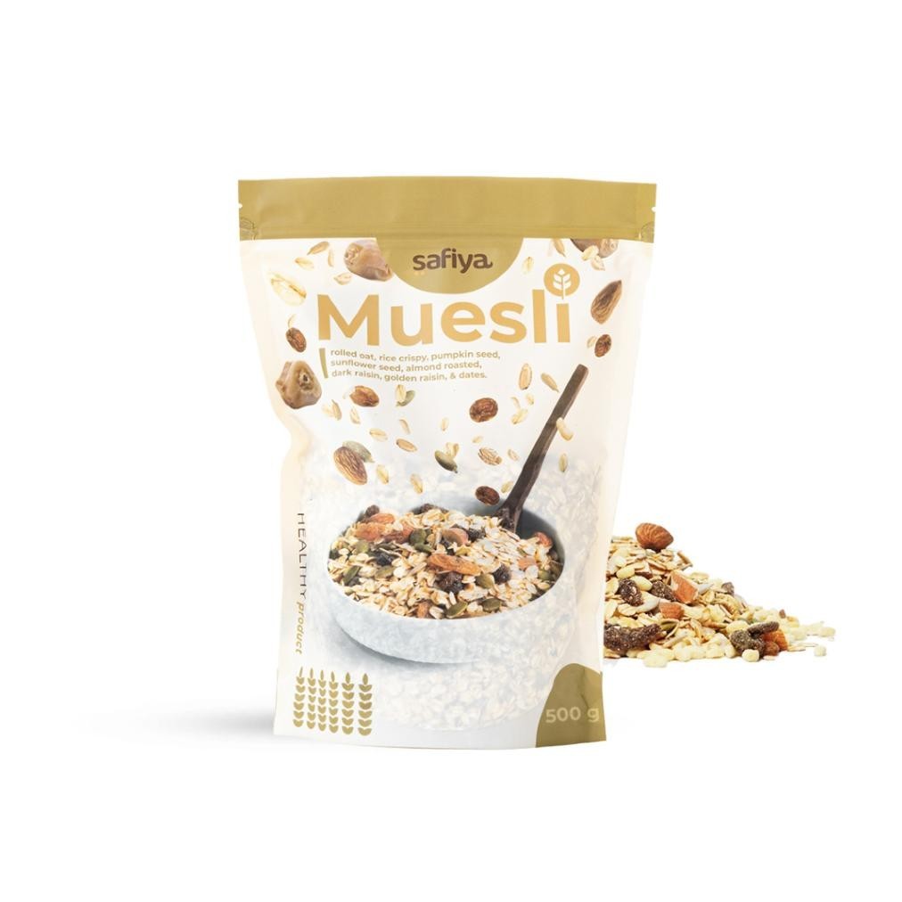 

[Diet Combo] Paket Muesli Safiya + Granola Timur Tengah Almond Mete And Dried Fruit Promo