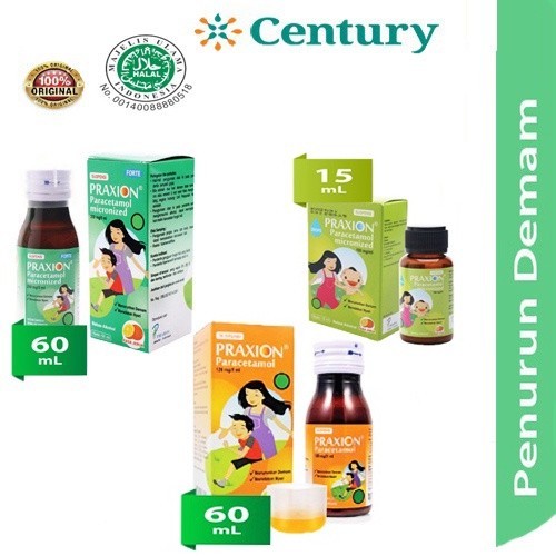 Praxion Penurun Demam  Anak/ Demam Anak / Nyeri / Paracetamol / Penurun Panas/ Anak