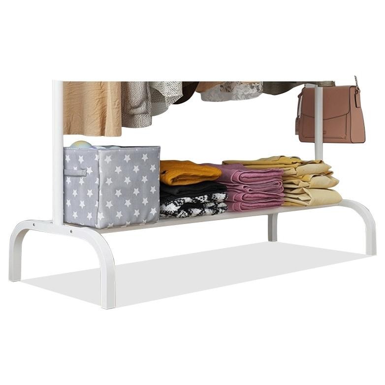 Lapak Wallpaper Official Shop Stand Hanger Gawang Besi Kuat Putih Hitam Butik Display Gawangan Gantu