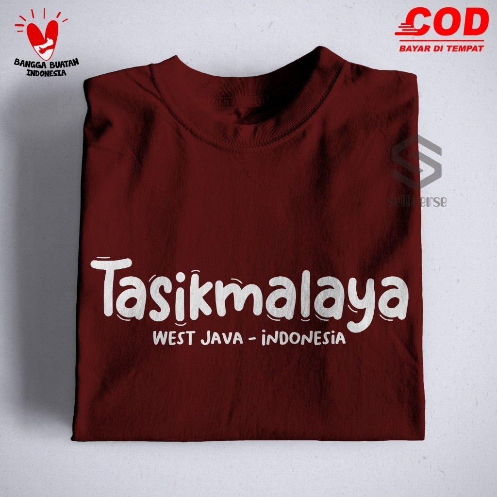 Tasikmalaya - Kaos - Baju - T-Shirt - Pakaian - Murah - Pria - Wanita - COD