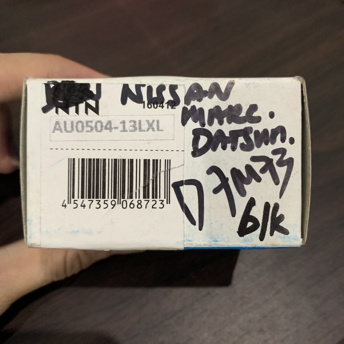 BEARING RODA DATSUN GO / NISSAN MARCH (BELAKANG) - LAHER RODA - NTN