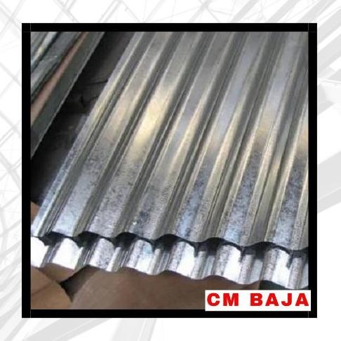 Seng Gelombang Galvanis Lebar 80 cm Panjang 180 cm CDS