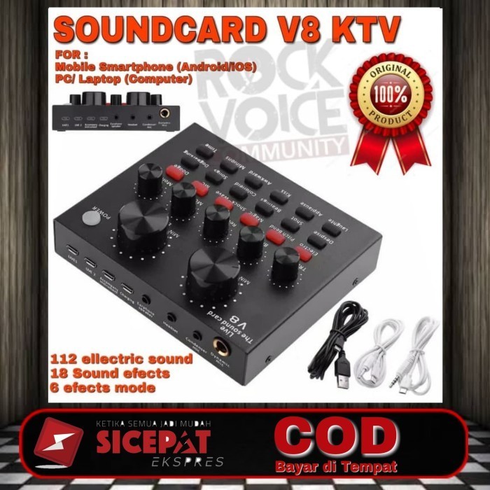 

SOUNDD V8 USB LIVE STREAMING