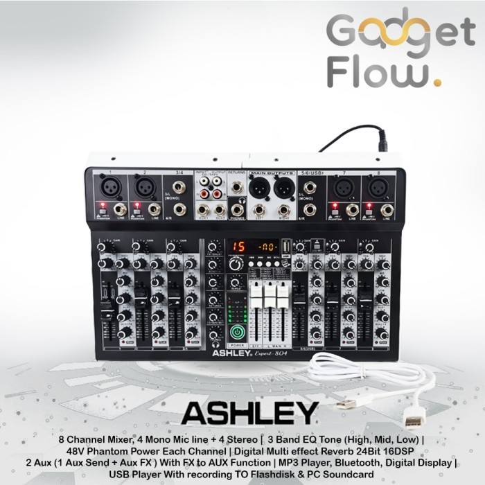 

Mixer Soundd Recording Audio Interface EXPERT 804 8